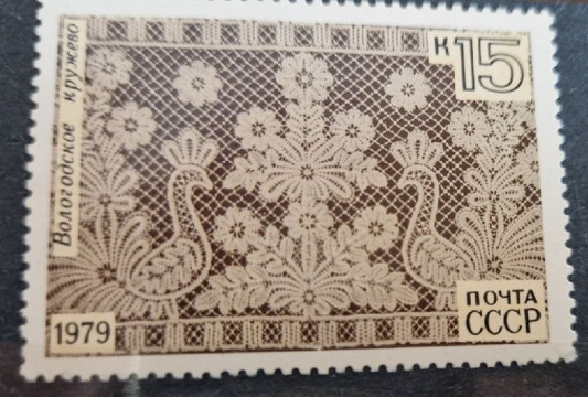 Кружевную марку можно увидеть в Бабаевском музее 