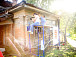Дом на Речном переулке, 5, в Тотьме – первый тотемский объект «Том Сойер Феста» (2019). Фото vk.com/tsf_totma