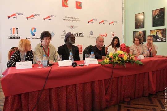 Пресс-конференция с членами жюри VOICES-2013