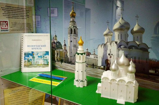 В библиотеке для слепых появилась экспозиция «Вологодский кремль»
