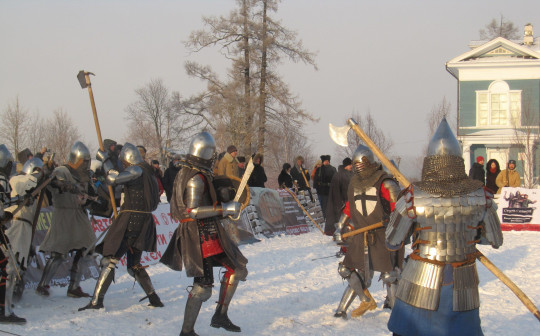 Средневековые бои в январские дни развернулись на территории усадьбы Гальских 
