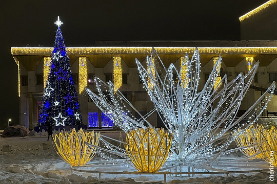 Новогодние ярмарки и концертные программы пройдут на площадях и в парках Череповца