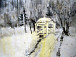 «Хвалевское в зимнем убранстве» запечатлел художник Иван Зайцев