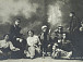 Сцена из спектакля «Дни нашей жизни» по пьесе Л. Н. Андреева. Неизвестный фотограф. 1908–1917