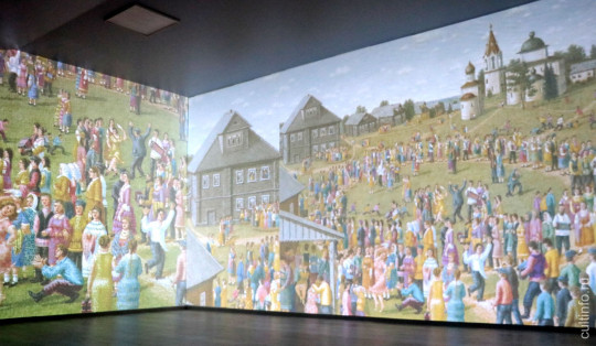 Мультимедийной выставкой живописи Георгия Попова открылось по новому адресу арт-пространство FABRICA