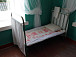 Кровать, на которой спали маленькие воспитанники детского дома