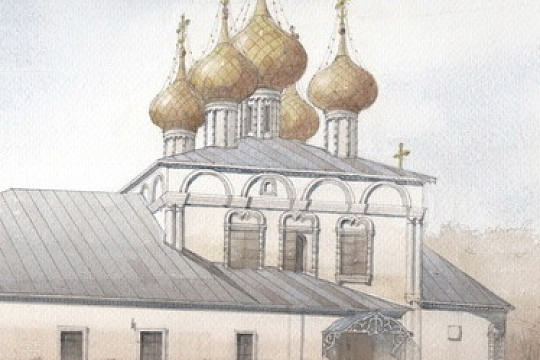 В Череповце открылась выставка «Возрождение православных храмов города Устюжны»