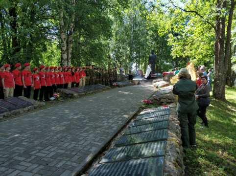 В Оште захоронены останки 20 бойцов Краской армии