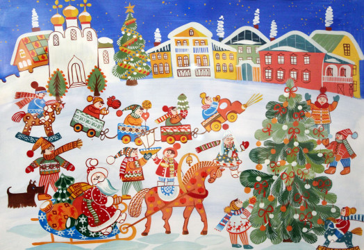 Уже завтра огни главной елки Вологды засияют: в областную столицу спешит Дед Мороз, чтобы вместе с ребятами устроить праздник