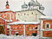 В. Н. Корбаков. Вологодский кремль зимой. 1954