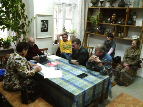 Первое заседание ЛитО «Ступени» в 2014 году