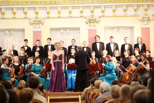 Камерный оркестр и хоровая капелла исполнили для вологжан арии из известных опер 