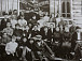 Учительская конференция Нюксенского района, 1926 год. Иван Юров (заведующий избой-читальней) в первом ряду справа.