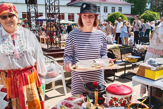 На фестивале «Чагода – родина серых щей» угощали любимым блюдом Павла Первого
