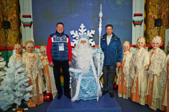 The opening ceremony of Ded Moroz’ residence
