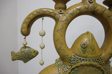 «Керамика на рубеже веков»: изделия российских гончаров можно увидеть на выставке в Центре ремёсел