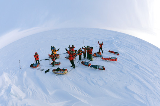 Фотовыставка «Вызов Северному полюсу», посвященная полярной экспедиции, откроется сегодня в Парке Победы