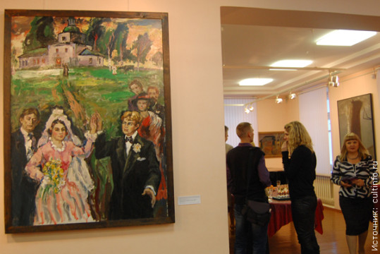 В Музейно-творческом центре «Дом Корбакова» Вологодской областной картинной галереи открылась ежегодная тематическая выставка «Еще раз про любовь»