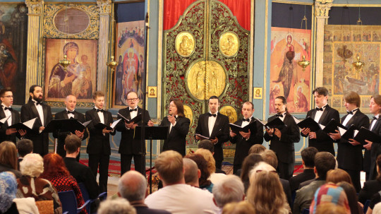 Премьеру программы «Воскресни, Боже» представил в Софийском соборе Мужской хор филармонии