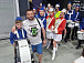 Череповецкие барабанщицы участвовали в параде в честь открытия Чемпионата Европы по футболу