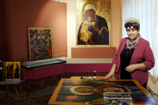 Более 70 памятников древнерусской живописи покажут на выставке реставратора Ольги Соколовой в Кириллове 