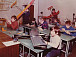Школьники на занятии авиамодельного кружка Дома юного техника. 1980-е годы