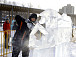 IX Фестиваль-конкурс ледяных скульптур в 2021 году был посвящен 60-летию первого полета человека в космос. Фото vk.com/festiva_che