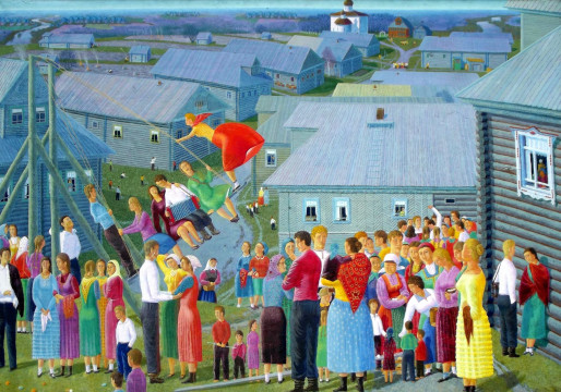 Выставка художника Георгия Попова «Признание» открылась в Тотьме
