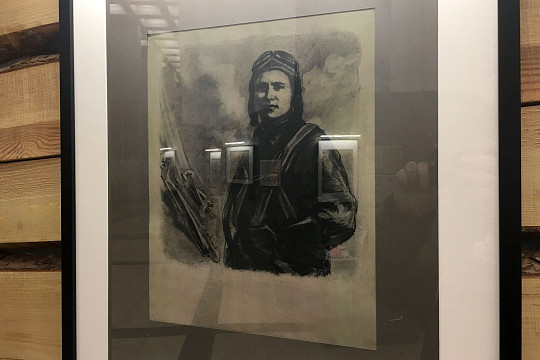 Портрет вологжанина-фронтовика показан на выставке в Музее Победы