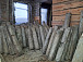 Сохранилась значительная часть полубревен для наката. Фото vk.com/restorationvologda