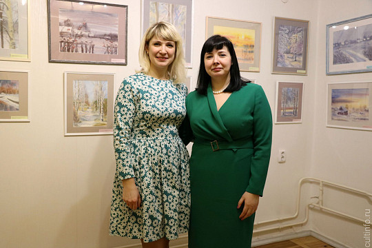 «Хокку по-тарногски» представят на выставке «Поэзия акварели» в Центре Белова художницы Шашерины и поэт Надежда Юрова