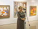 На открытии выставки живописи Александра Пантелеева в галерее современного искусства «Красный мост»