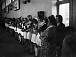 Торжественная линейка, посвященная началу учебного года, в школе № 22, г. Вологда, 1976 г.
