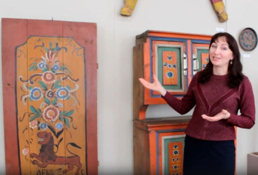 Познакомиться с тотемской росписью приглашает Тотемское музейное объединение 