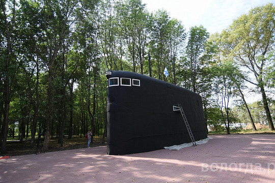 Рубку подводной лодки откроют в парке Победы Вологды 