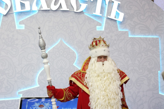 Дед Мороз открыл стенд Вологодской области на Международной выставке «Россия»