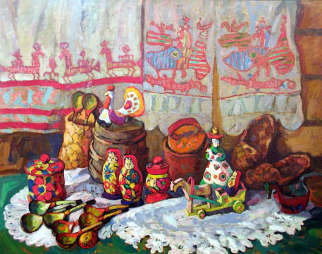 «Торжество жизни» на полотнах: выставка народного художника России Владимира Корбакова открылась в Вологде