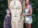 В «День Русской Америки» в Тотьме подвели итоги второго межрегионального фестиваля деревянной скульптуры «Оживающая история»