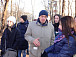 Реставратор Иван Стрельбицкий со студентами Вологодского строительного колледжа