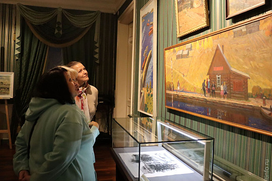 Выставка «Вытегра глазами художников» открылась в Иосифовском корпусе Вологодского кремля