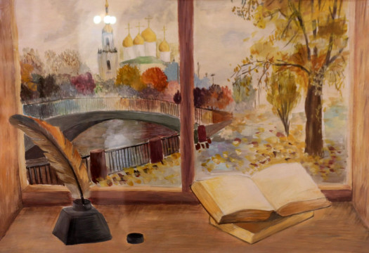 Конкурс рисунка «Клюевская палитра» проводит Вытегорская центральная районная библиотека