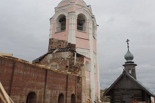 В Спасо-Каменном монастыре завершился реставрационный сезон 2012 года