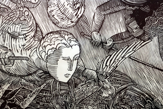 «Земное и небесное» соединились на выставке московского графика Михаила Коновалова в Вологде