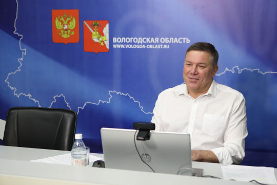 Губернатор области Олег Кувшинников завтра ответит на вопросы вологжан в прямом эфире