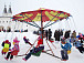Штурм снежной крепости и костюмированный забег прошли в Ферапонтово на празднике «Зимние забавы»