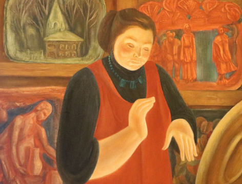 Диптих Джанны Тутунджан и керамика из собрания Кирилло-Белозерского музея-заповедника представлены на выставке в Москве