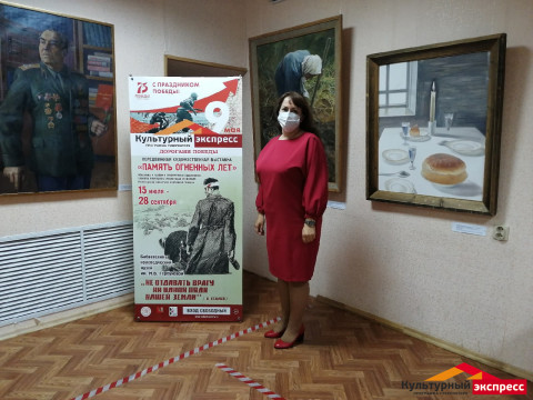 Выставка «Память огненных лет», посвященная 75-летию Победы, открылась в Бабаево 