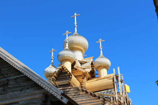Завершен второй этап реставрации церкви Богоявления в деревне Палтога Вытегорского района