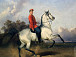 Н. Сверчков. Лейб-гусар на коне. Портрет К. Дружинина. 1870