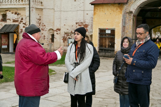 Туроператоры из 18 стран мира побывали на обзорной экскурсии в Кирилло-Белозерском музее-заповеднике